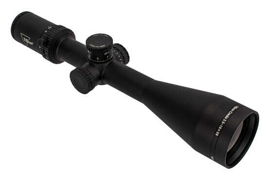 Trijicon Credo 2.5-10x56 rifle scope features the MRAD ranging reticle with red illumination